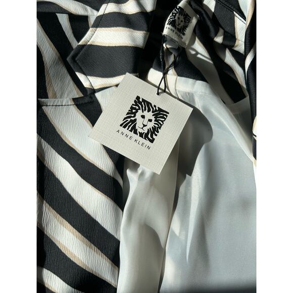 Anne Klein Animal Print Latter Blazer - S - Picture 6 of 7